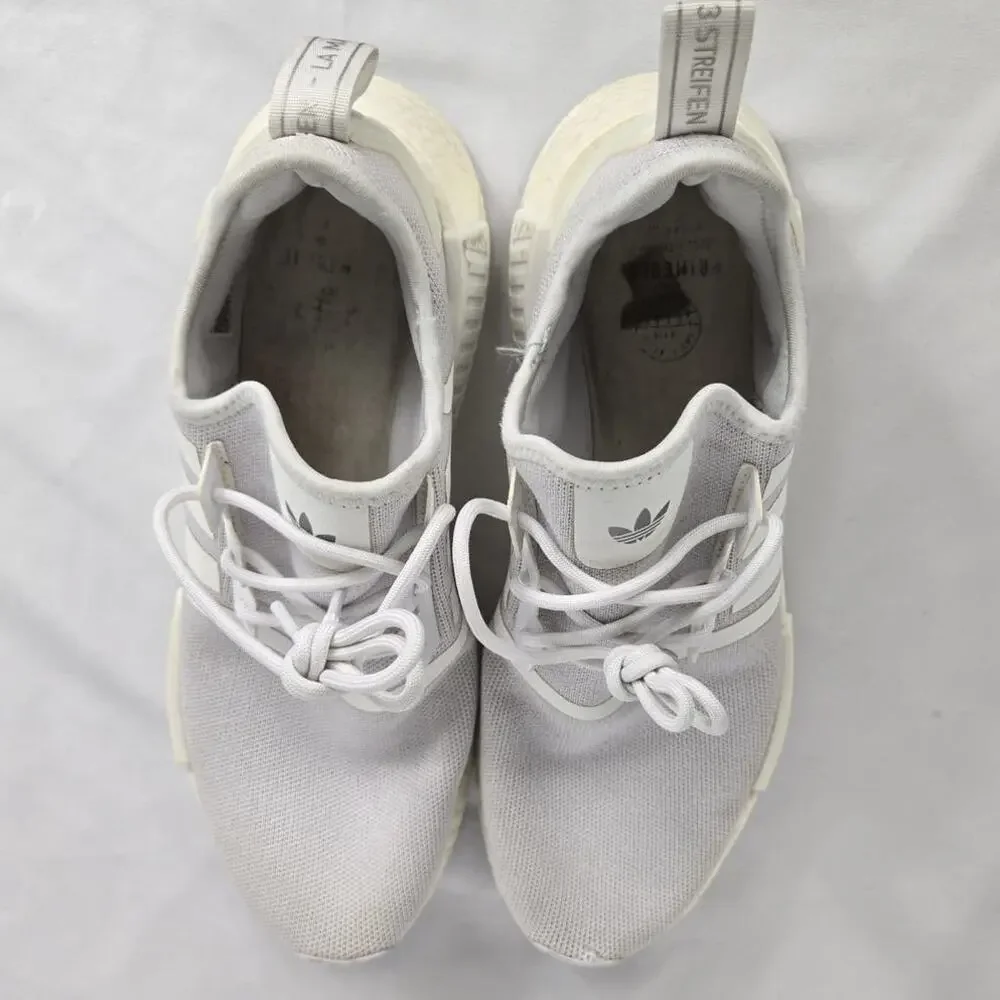 ADIDAS NMD_R1 PRIMEBLUE – MEN’S WHITE RUNNING SHOES – SIZE 10 – 2021 RELEASE